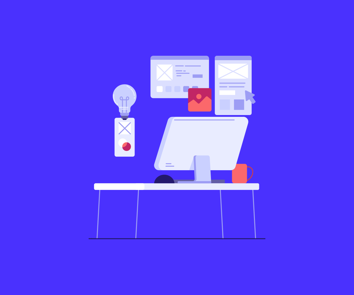 a graph image of a working space of a digital marketer