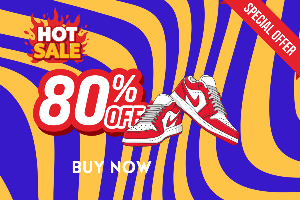 chaotiško dizaino reklama