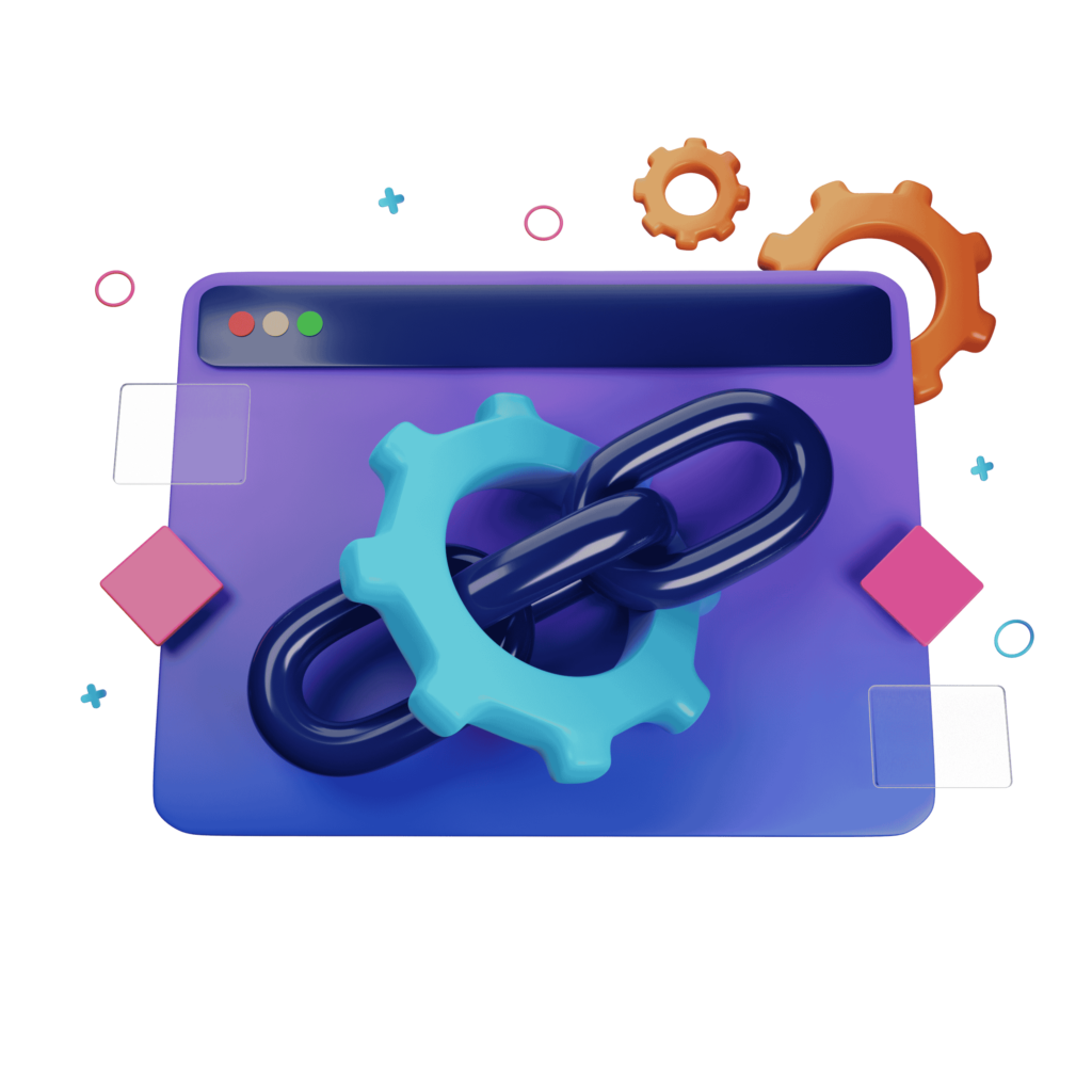 Back-link building illustration